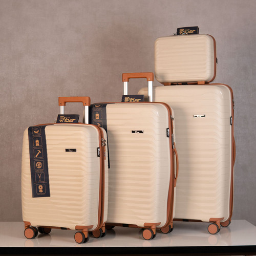 چمدان 4 تیکه فول آپشن RIBAR / تخفیف شگفت انگیز ست کامل