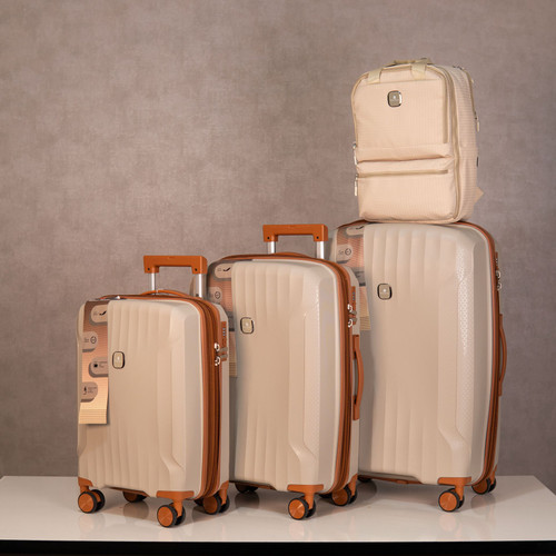 چمدان چهار تیکه hunter H55 همراه با کوله لپ تاپی